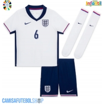 Camisa de time de futebol Inglaterra Marc Guehi #6 Replicas 1º Equipamento Infantil Europeu 2024 Manga Curta (+ Calças curtas)